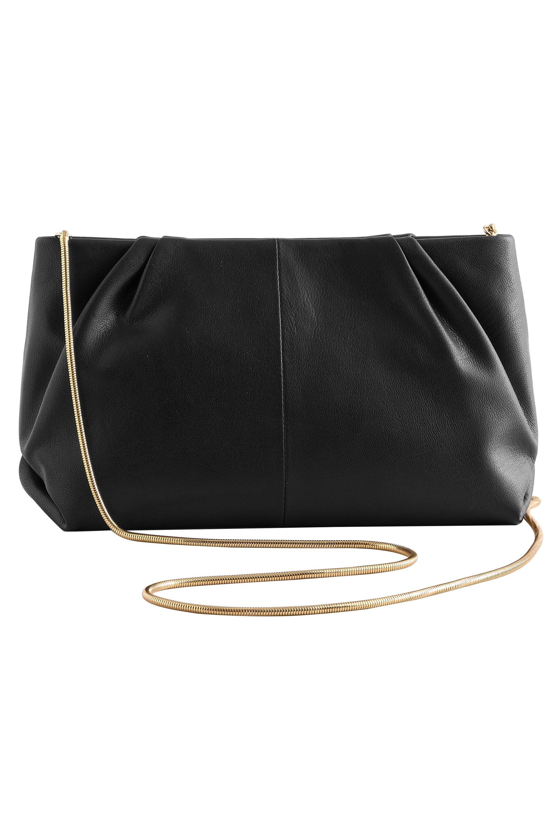 Next Clutch Clutch aus Leder mit günstig online kaufen