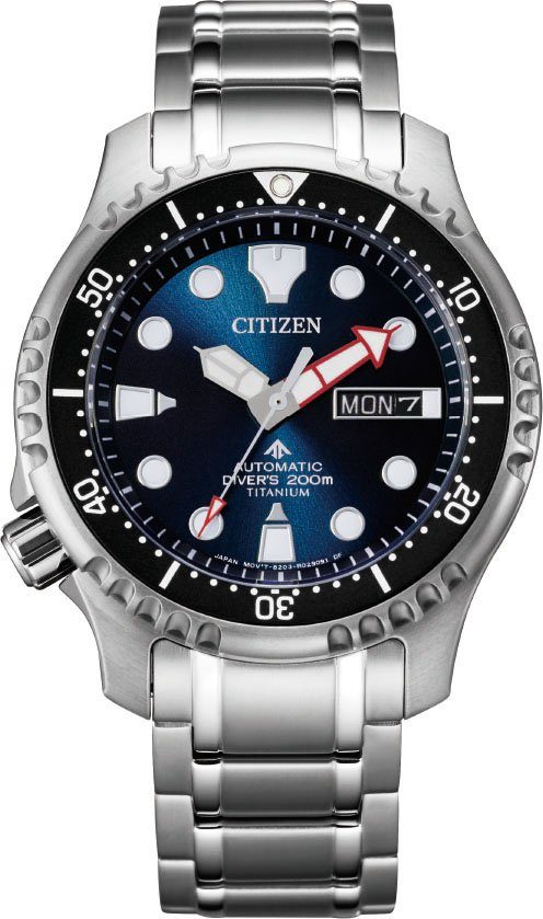 Citizen Taucheruhr Promaster Automatik Titan Diver, NY0100-50ME, Armbanduhr, Herrenuhr, Automatik