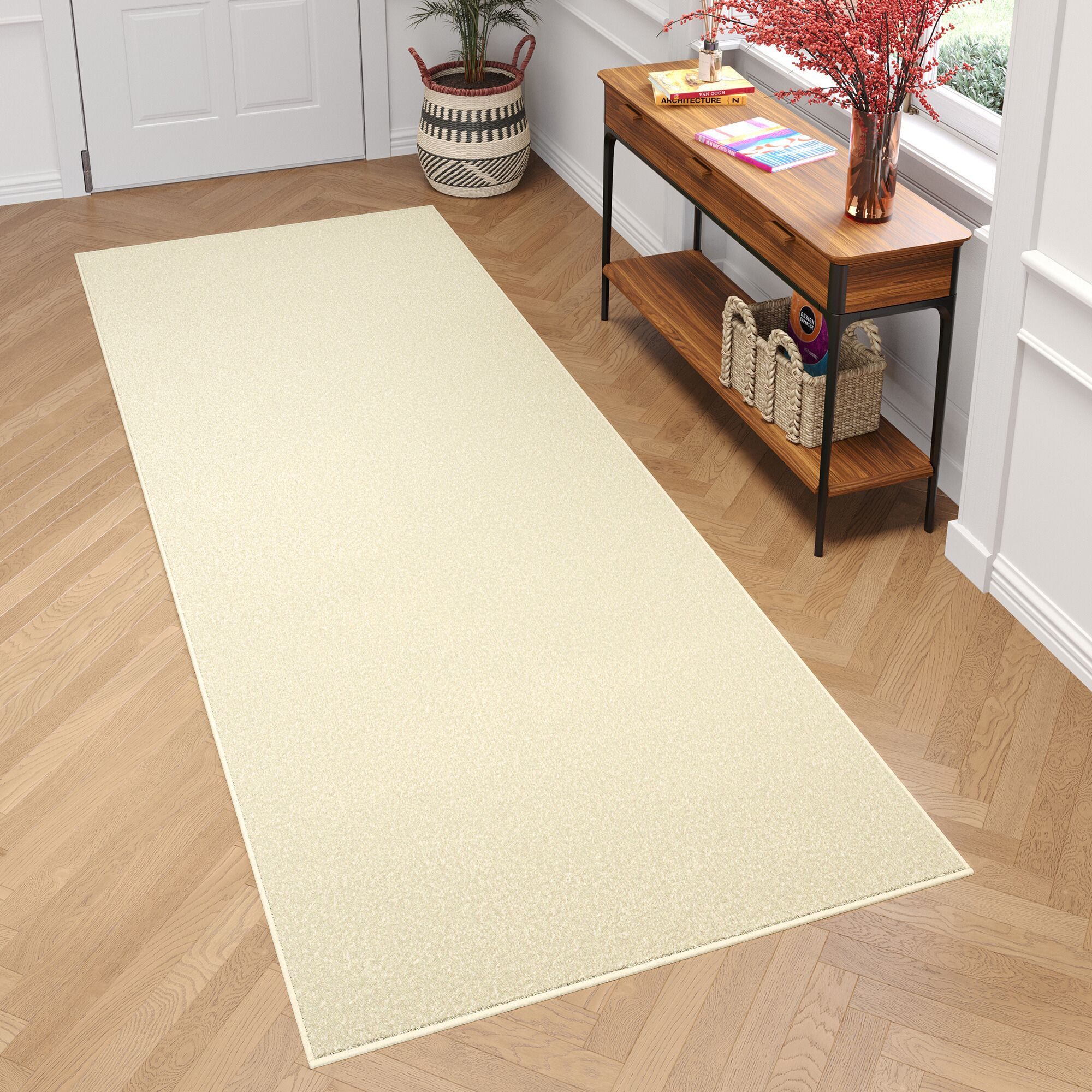 Tapiso Küchenläufer MONO, rechteckig, Höhe: 6 mm, Kurzflor, einfarbig, für In- und Outdoor, Küche, Flur, Diele