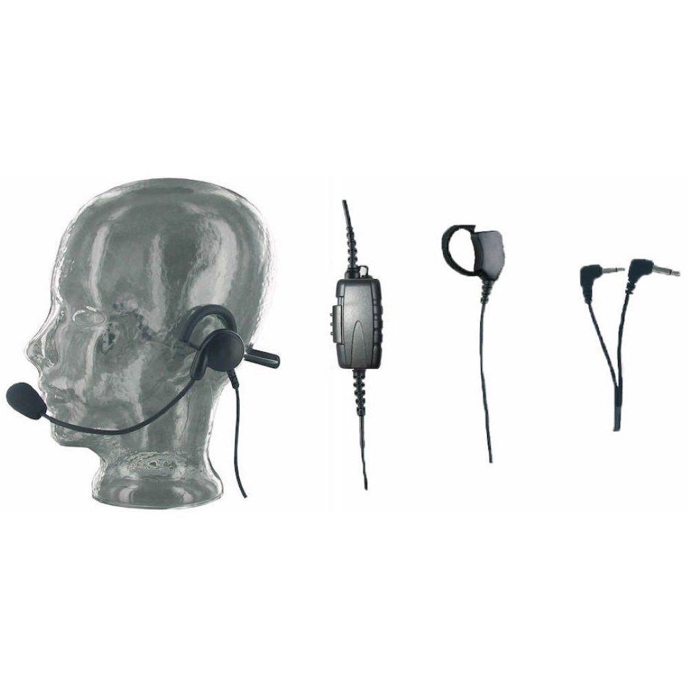 Albrecht HS 01 schwarz - - Fahrschul-Headset Headset