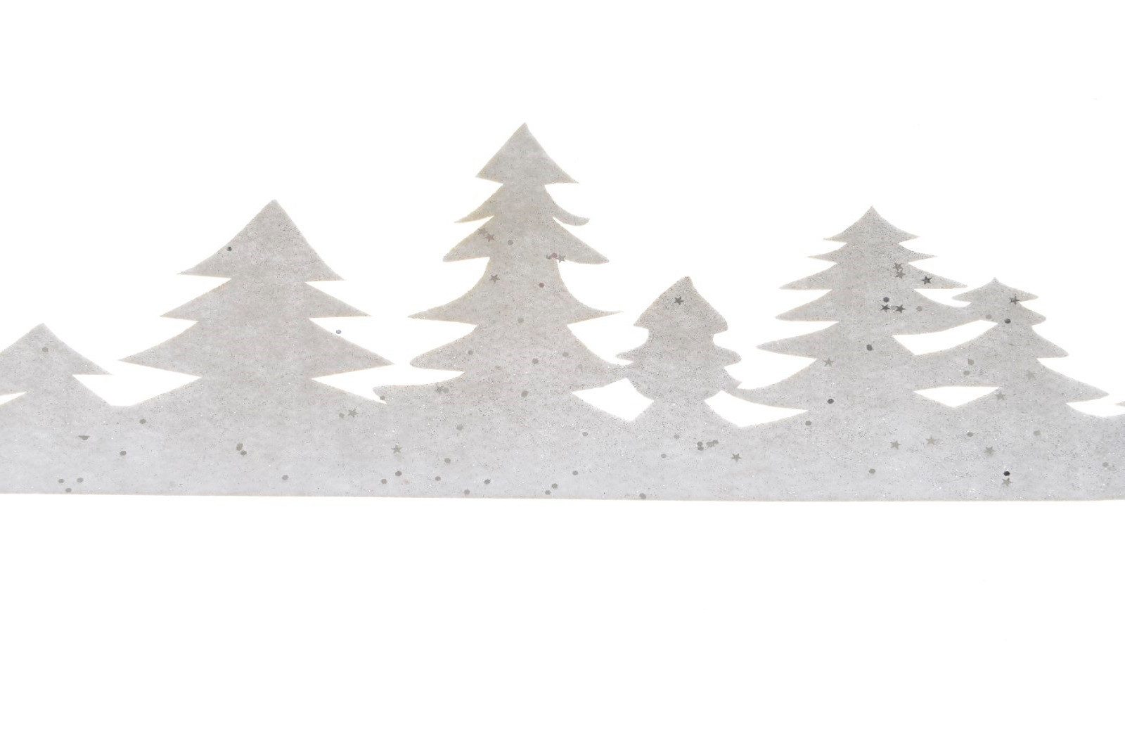 Kaemingk Dekohänger Fensterbild Polyester Baum Winterlandschaft Weihnachten