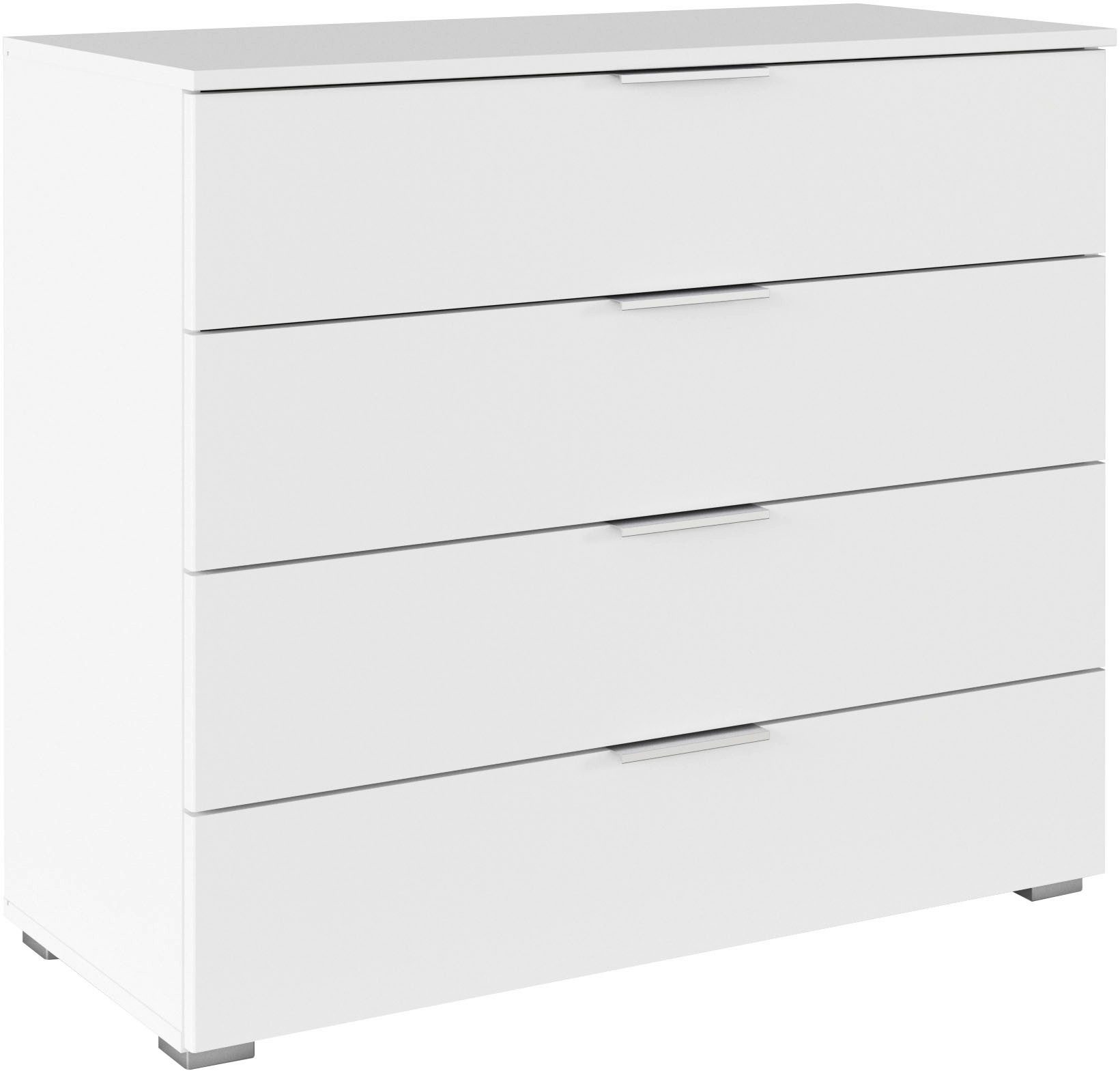 OTTO home Schubkastenkommode Sideboard Schubladenkommode AGORDO mit Dekor- oder Hochglanzfront (in zwei Griff-Farben, Breite 80 cm), vier große und geräumige Schubladen mit viel Stauraum MADE IN GERMANY