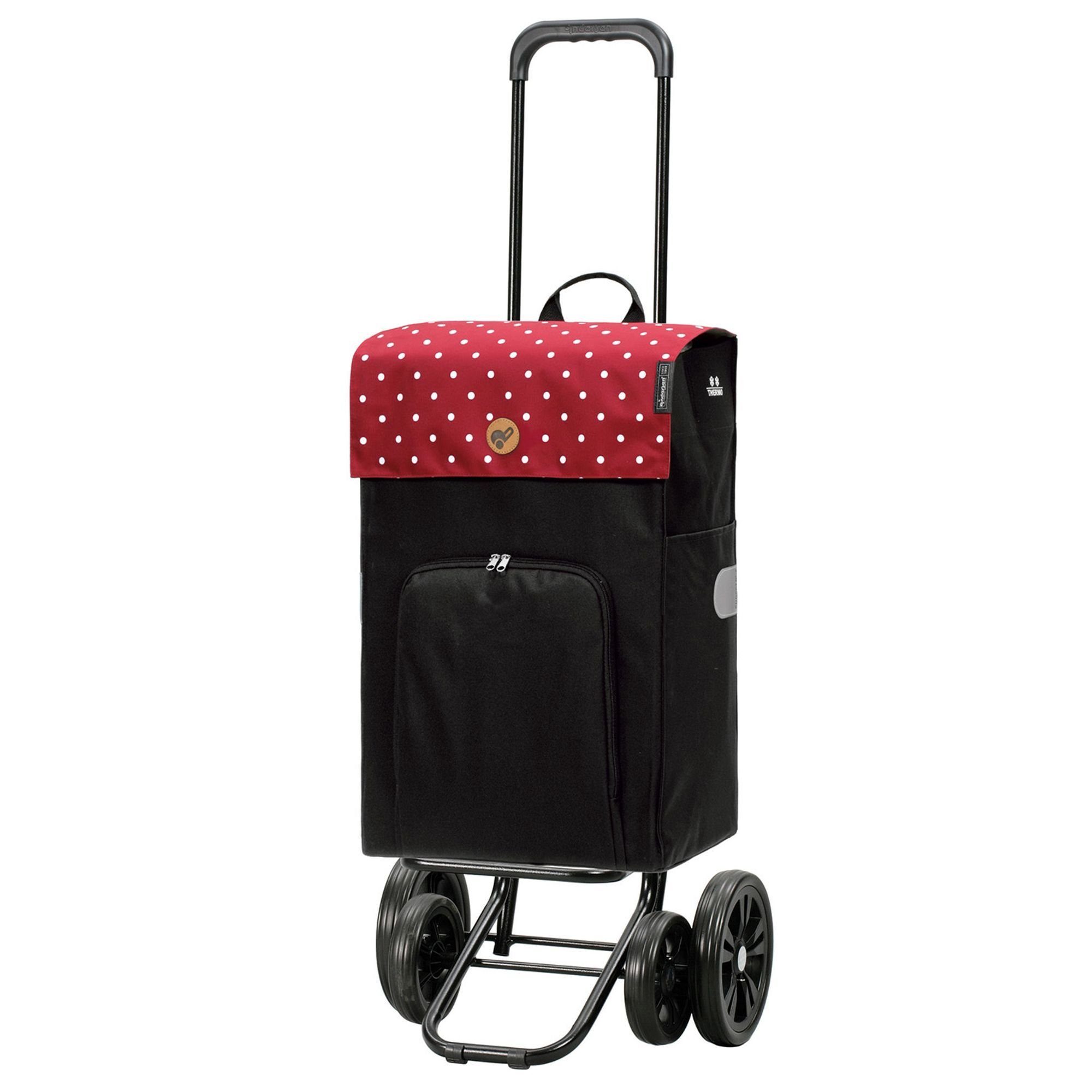 Andersen Einkaufstrolley Quattro Shopper, 40 l, Reflektoren, Tragegriff