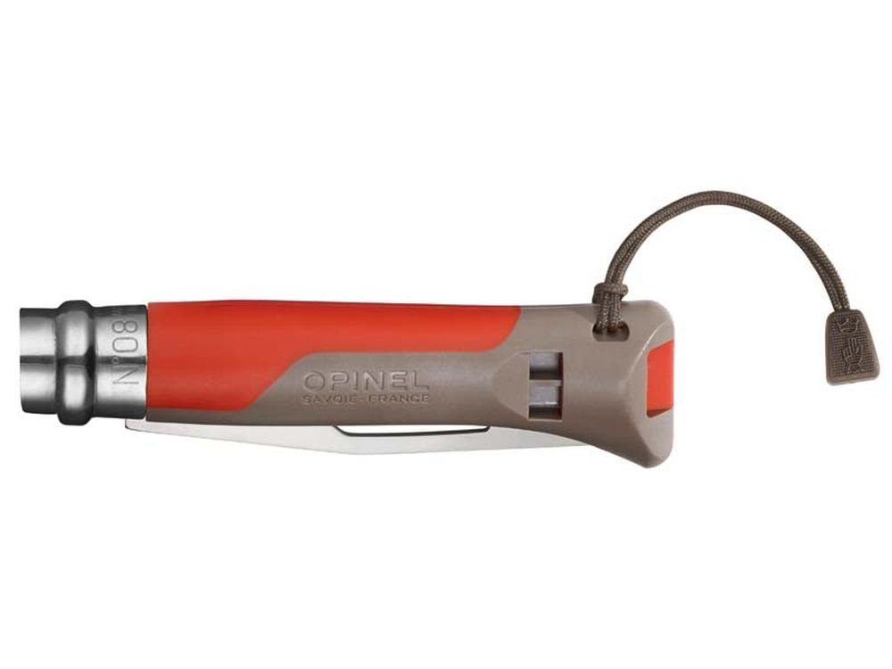 8 Opinel-Messer Taschenmesser Stahl Opinel rot/braun Outdoor, Sandvik Nr. 12C27