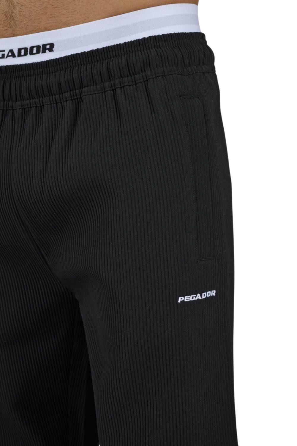 PEGADOR Jogginghose Hose Pegador Troy Plissee Plissee-Optik