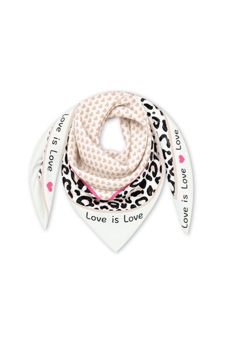 VIDO jewelry & more Halstuch Trachtentuch - LOVE IS LOVE -