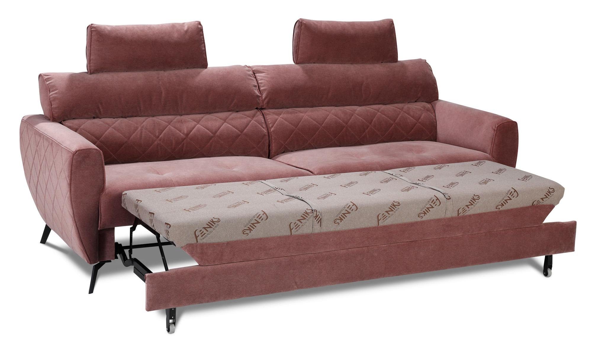 Kunstleder JVmoebel Rot 2+1+1 Design Wohnzimmer-Set, Couch Sitz Polster Leder Sofa Garnituren