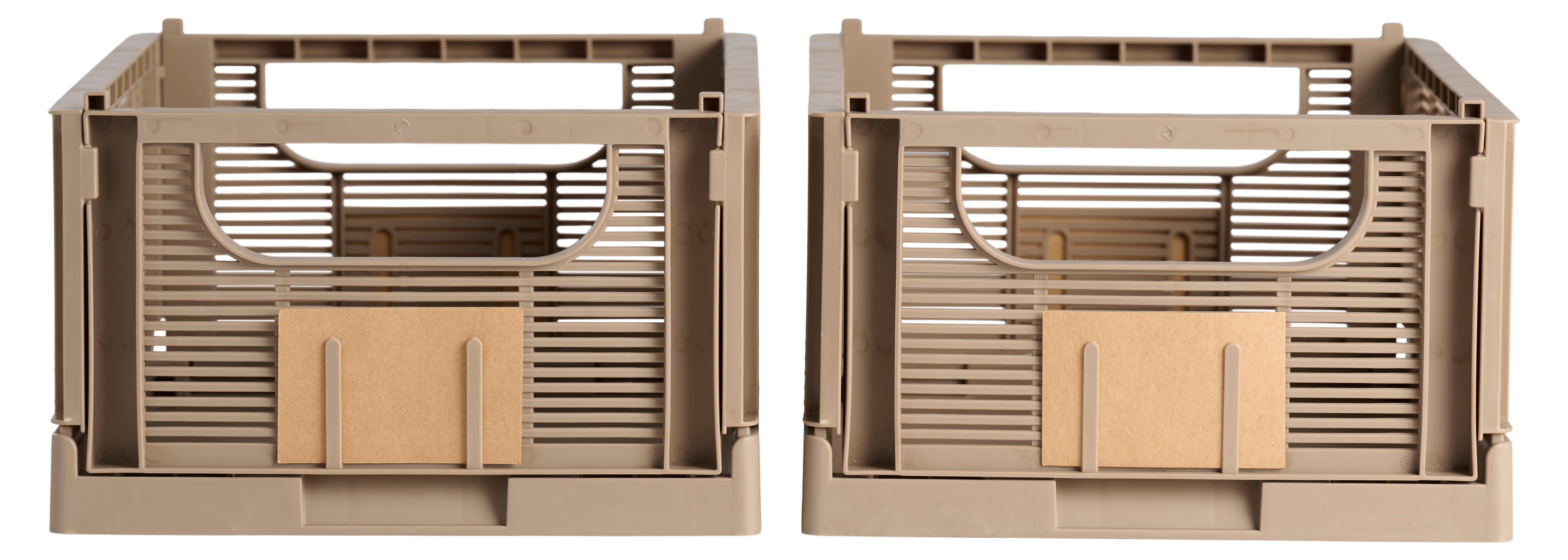 Schou Allzweckkiste Klappkiste 2tlg. braun DAY