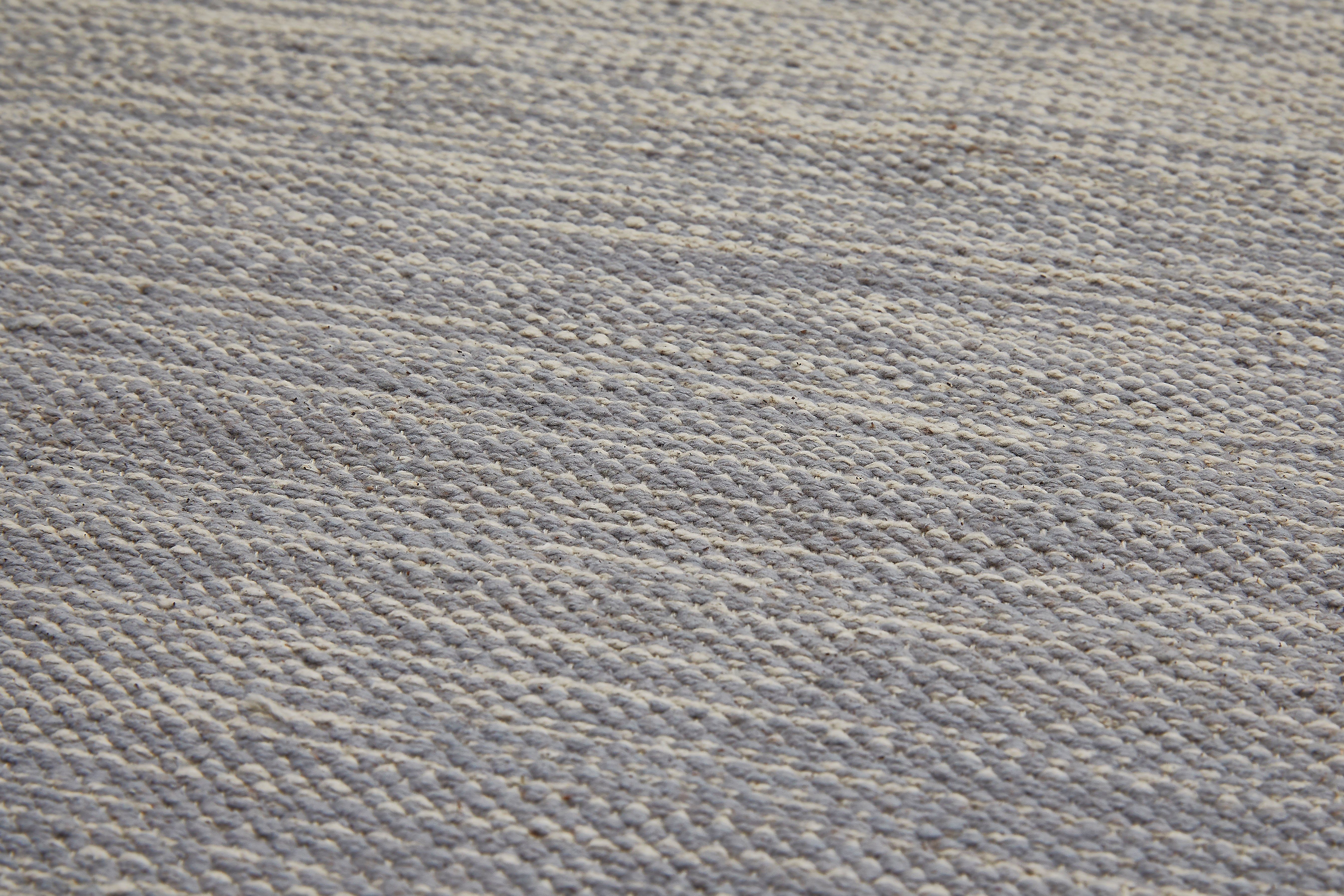 Baumwolle Farbverlauf, reine Andiamo, rechteckig, mit mm, Teppich 8 grau Opland, Höhe: meliert,