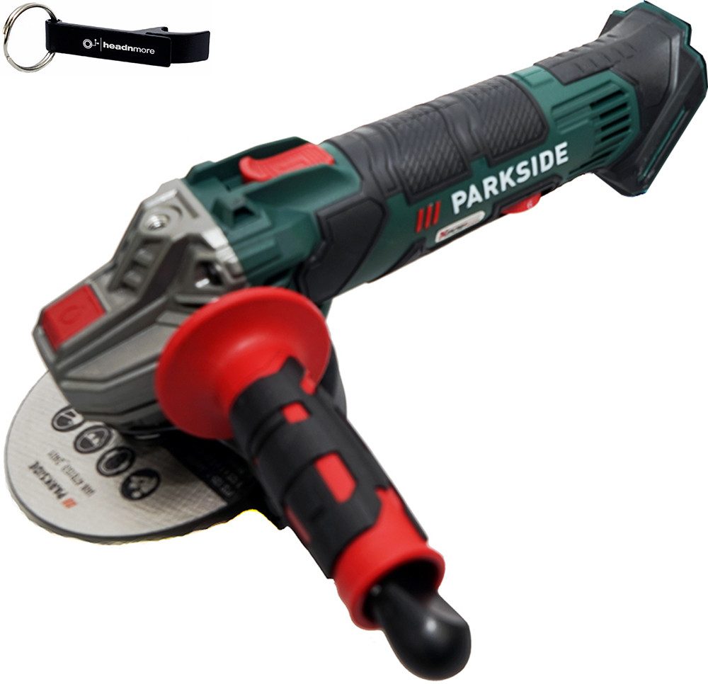 Parkside Akku-Winkelschleifer 20V Akku Winkelschleifer PWSA 20 im Transportkoffer, max. 11500 U/min