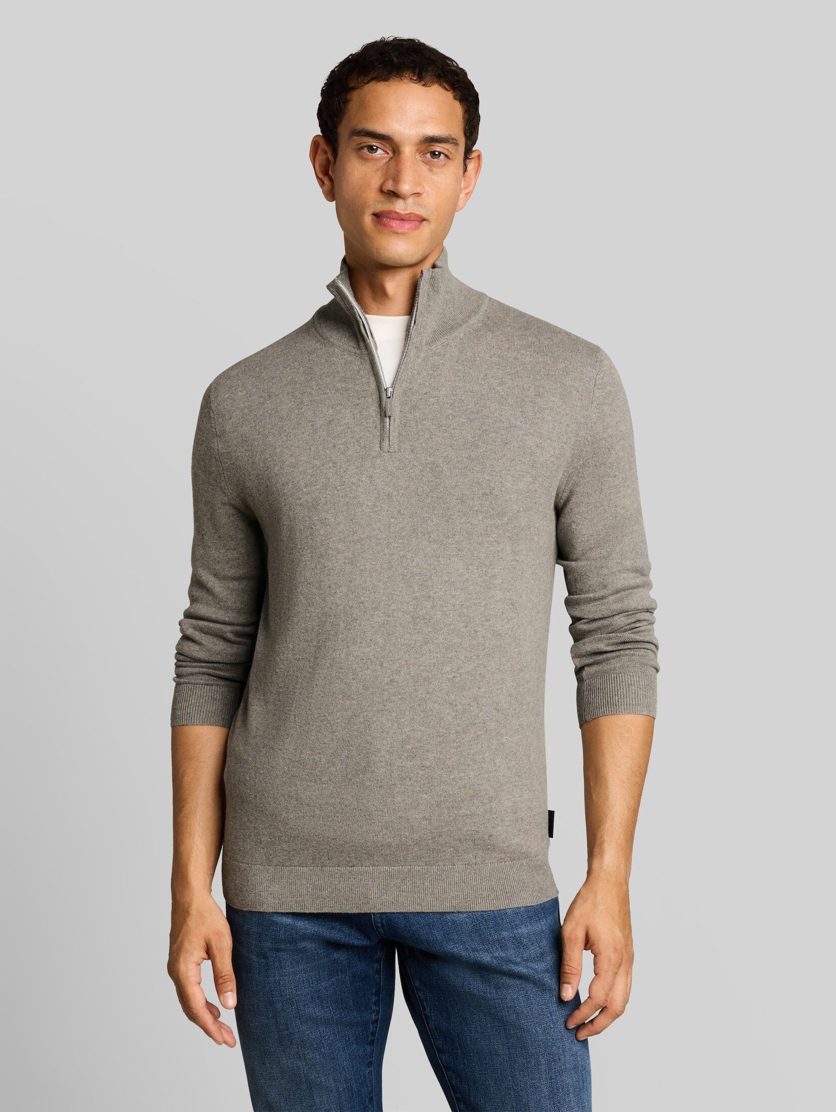 TOM TAILOR Strickpullover Pullover & Strickjacken Troyer Strickpullover mit Kaschmir-Anteil
