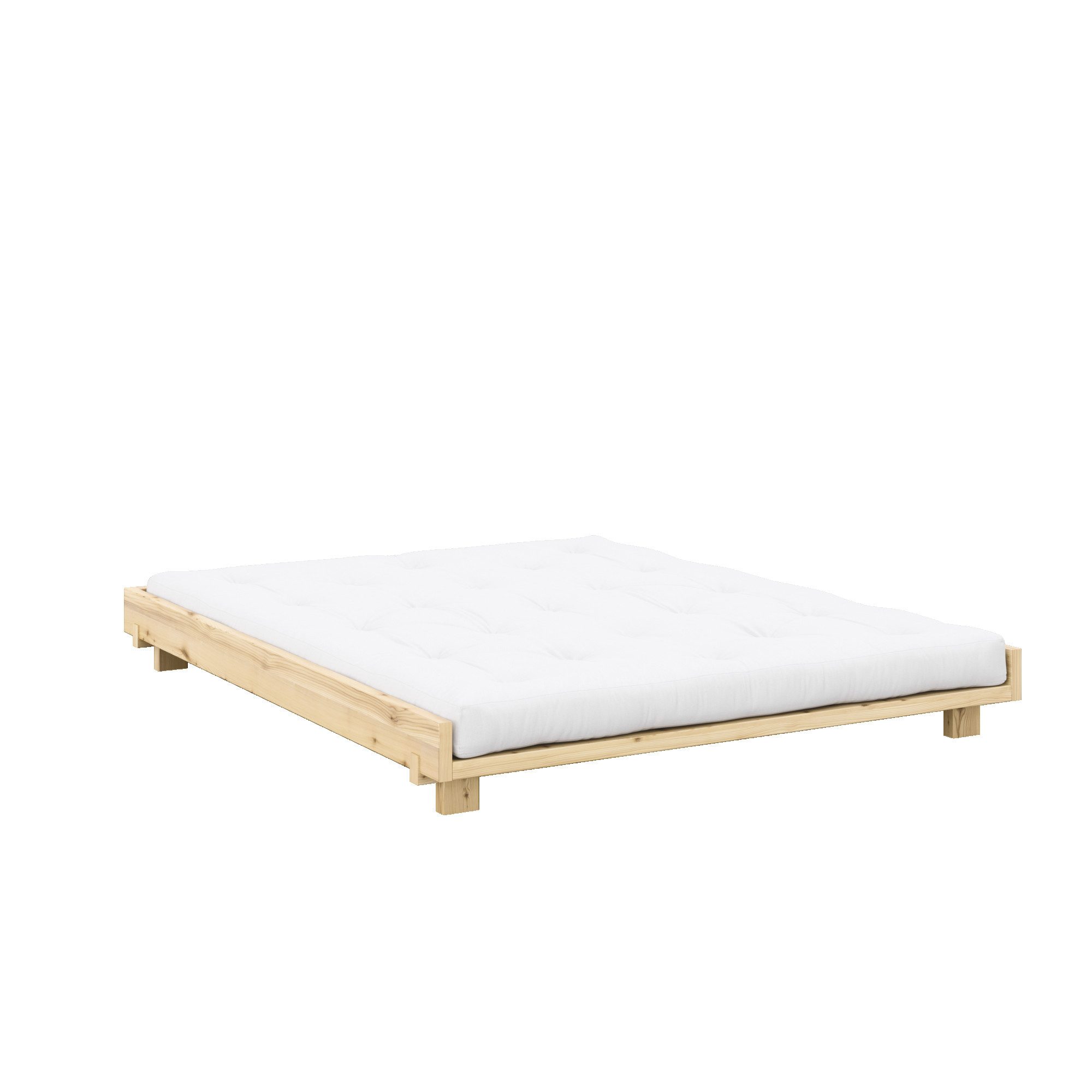 Karup Design Bettgestell Social Bed, ohne Matratze, FSC®-zertifiziertes Massivholz, wahlweise mit oder ohne verstellbares Zubehör, Bett in mehreren Größen