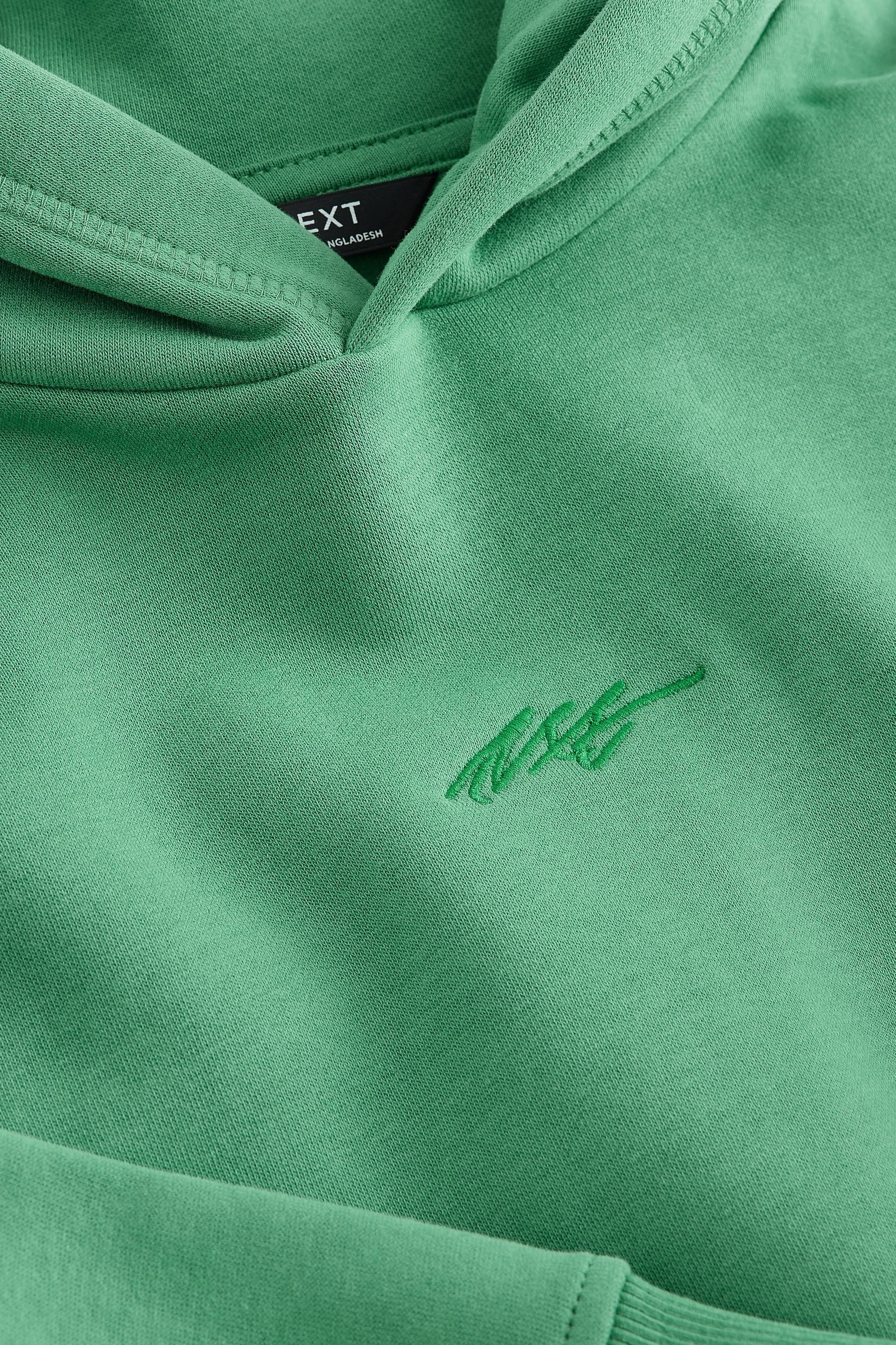 Next Hoodie Einfarbiges Jersey-Hoodie (1-tlg) – Bild 4 von 5