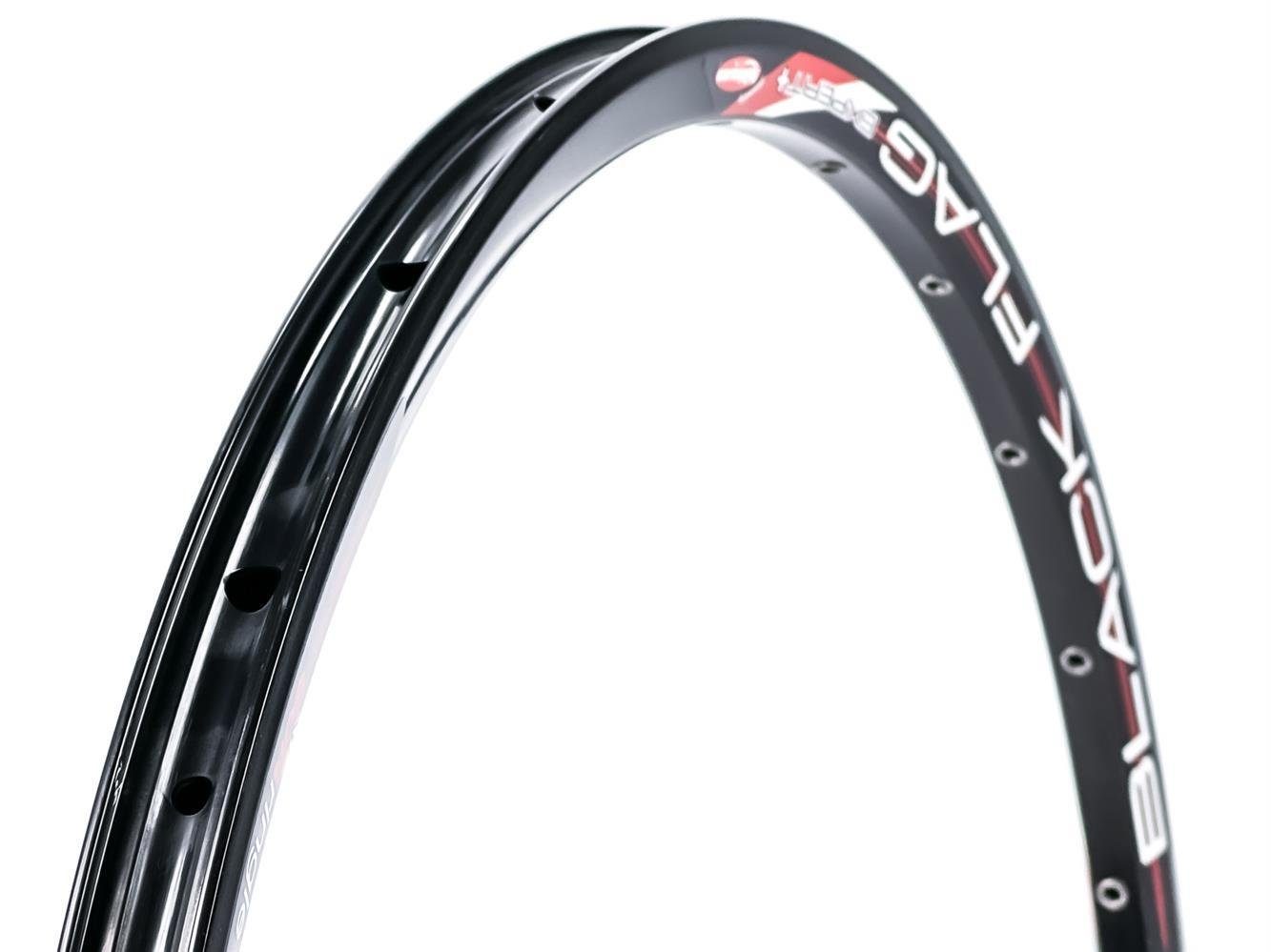 Zoll Non-Branded 26 Fahrrad-Laufrad Ring Expert+ Flag Sunringlé Black Felgen
