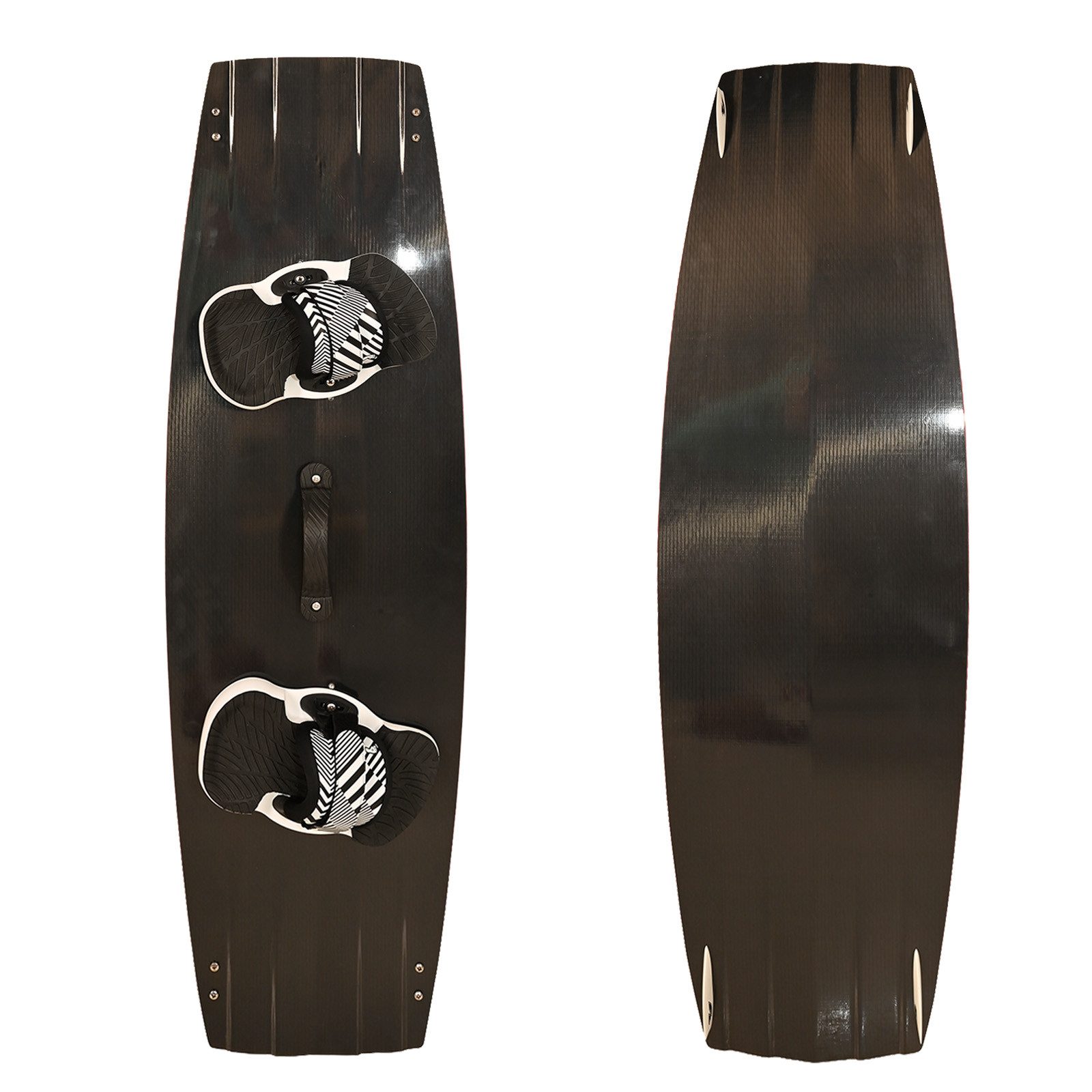 F2 Kiteboard F2 Set Kiteboard Basalt Black 142cm + Bindung L/XL + GFK Finnen