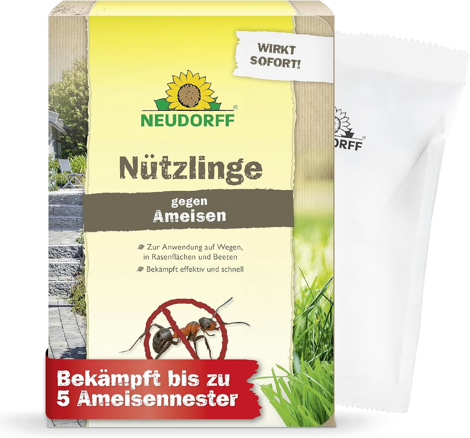 Neudorff Nematoden Nützlinge gegen Ameisen SF-Nematoden, Biologische Ameisenbekämpfung, frei von chemischen Insektiziden