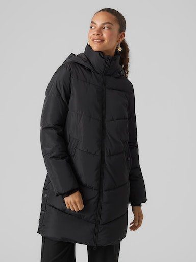 Vero Moda Steppmantel COAT BOOS Black VMHALSEY