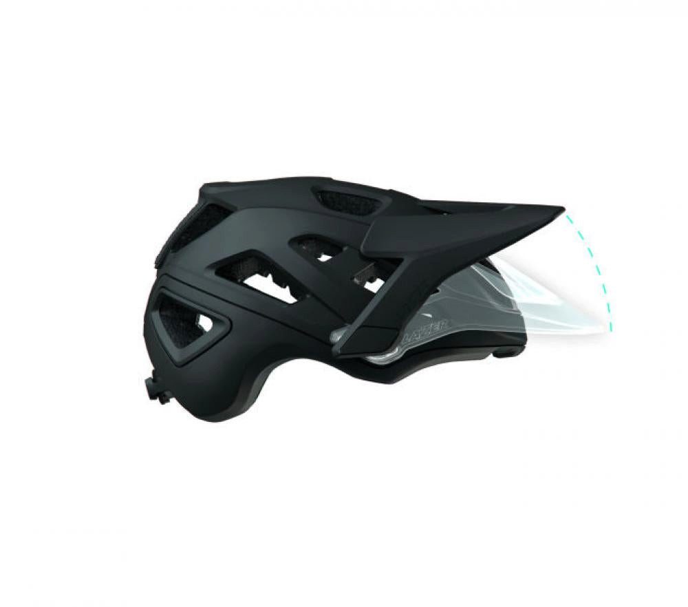 Lazer Fahrradjacke LAZER Visier Jackal KinetiCore Matte Black L Matt - passgenauer Ersatz