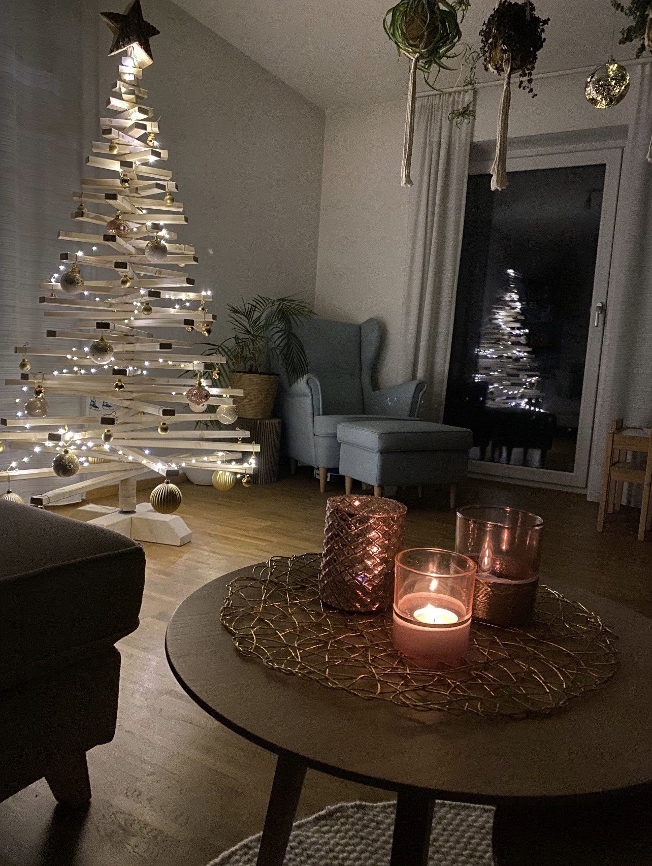 Blockholz-Schmiede Künstlicher Weihnachtsbaum Weihnachtsbaum 120cm - 210cm handgefertigt aus Deutscher Manufaktur, Einzigart im Design handgefertig in Deutschla – Bild 4 von 5