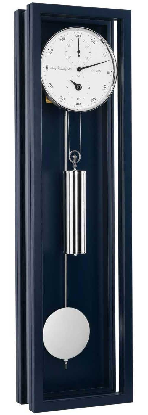 Hermle Wanduhr Pendeluhr Dunkelblau 31-Tage-Werk - Hermle Modell: 71006-V30761