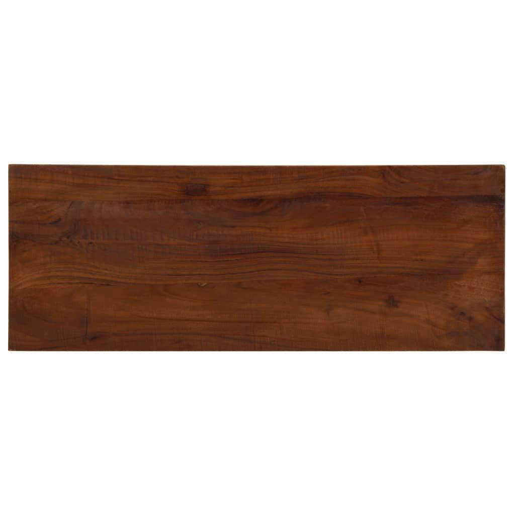 vidaXL Tischplatte Tischplatte 90x20x3,8 cm Rechteckig Altholz Massiv (1 St)