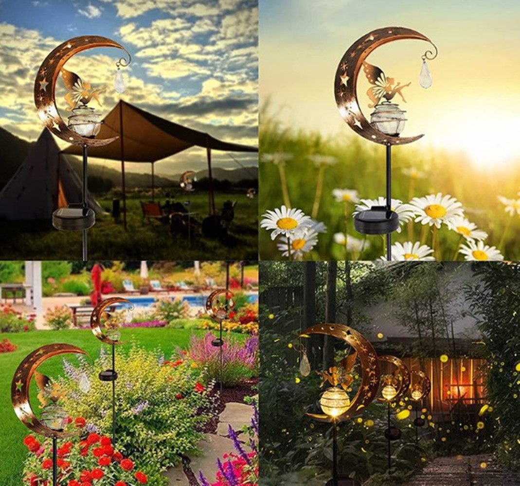 autolock LED Solarleuchte Gartenleuchte, Draußenlampe, Schmetterling günstig online kaufen