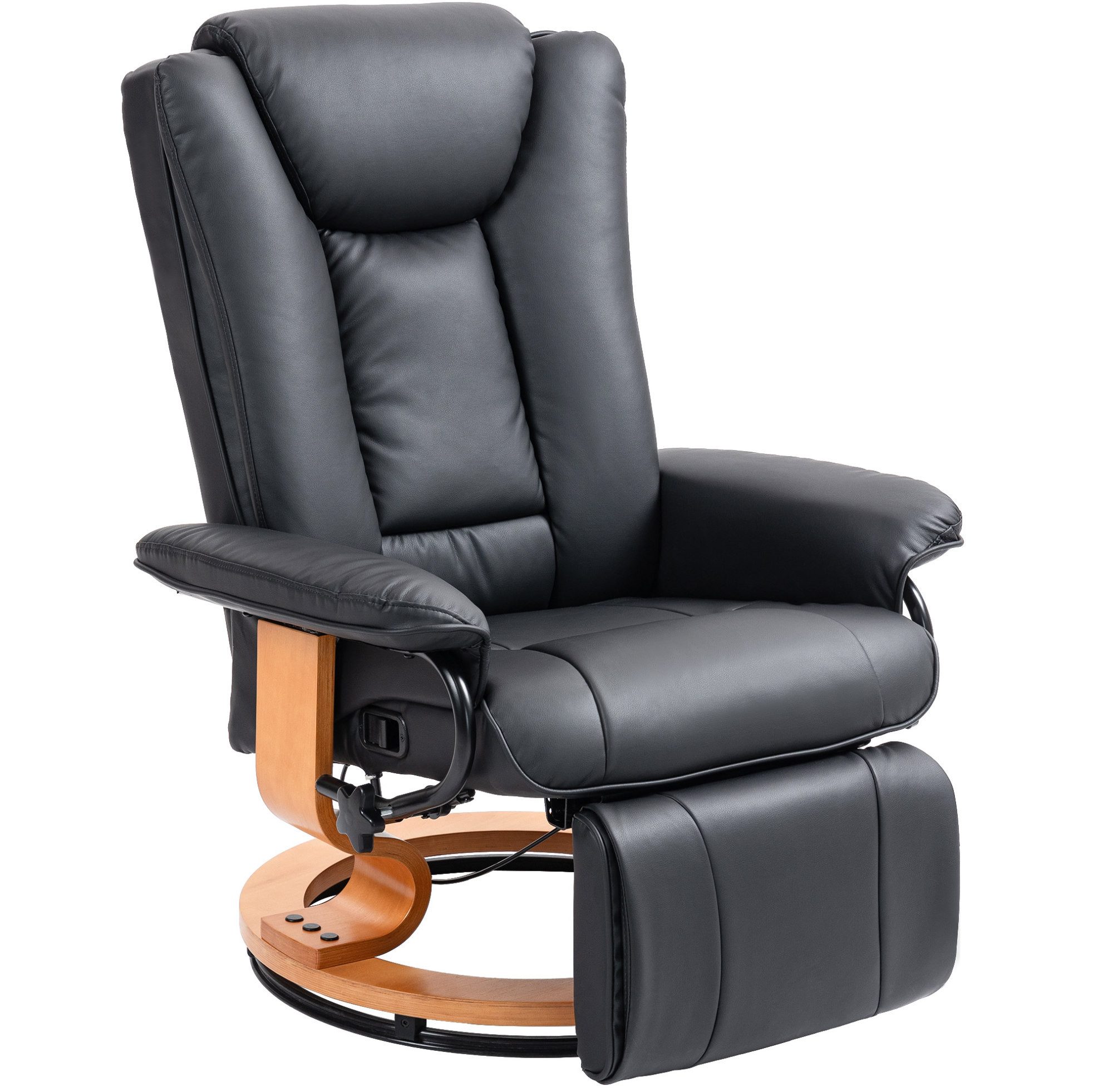 Relaxsessel 78 x 88 x 103cm Fernsehsessel Relaxsessel mit Fußstütze, drehbar