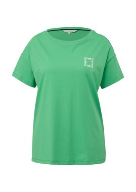 TRIANGLE Kurzarmshirt T-Shirt mit gummiertem Print