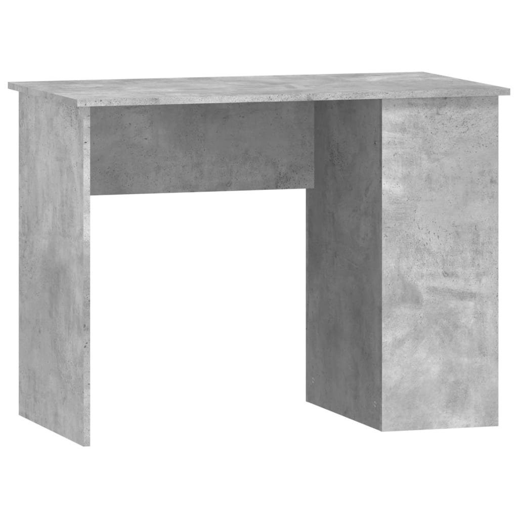 furnicato Schreibtisch Betongrau 100x55x75 cm Holzwerkstoff