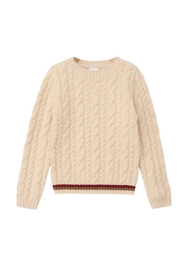 Langarmhemd Strickpullover