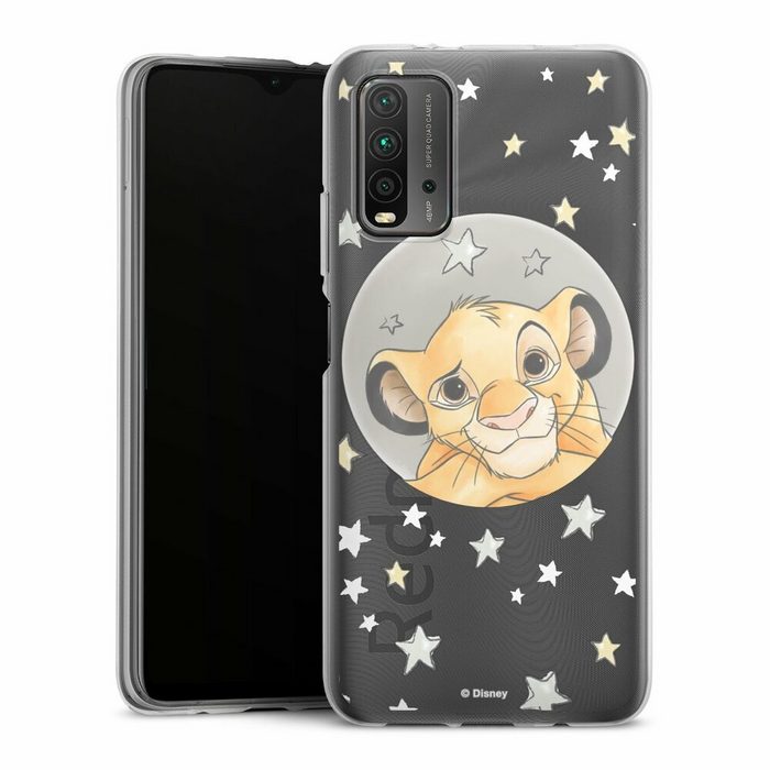 DeinDesign Handyhülle Simba Disney König der Löwen Simba ohne Hintergrund Xiaomi Redmi 9T Silikon Hülle Bumper Case Handy Schutzhülle