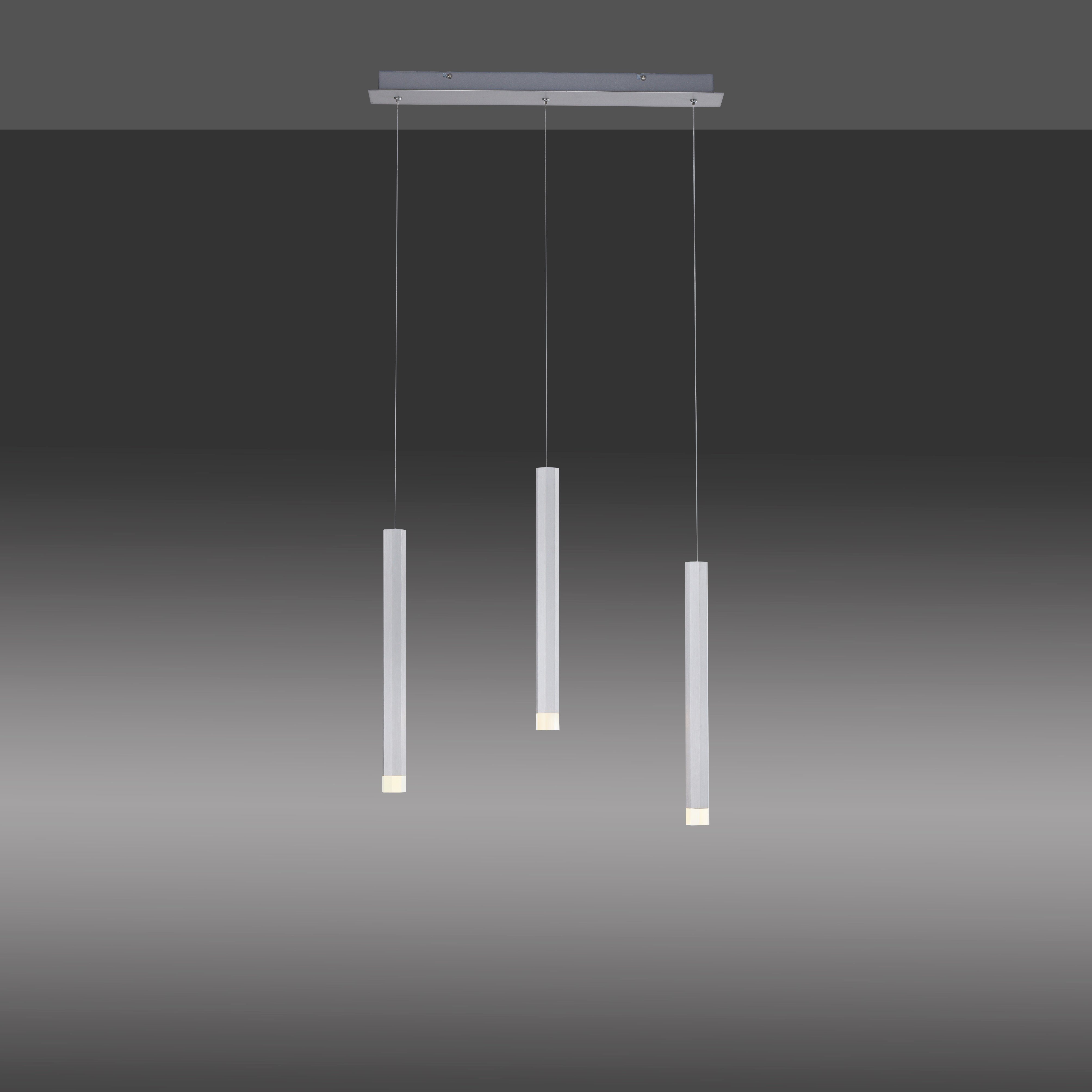 JUST LIGHT Pendelleuchte BRUNO, LED fest integriert, Warmweiß, LED