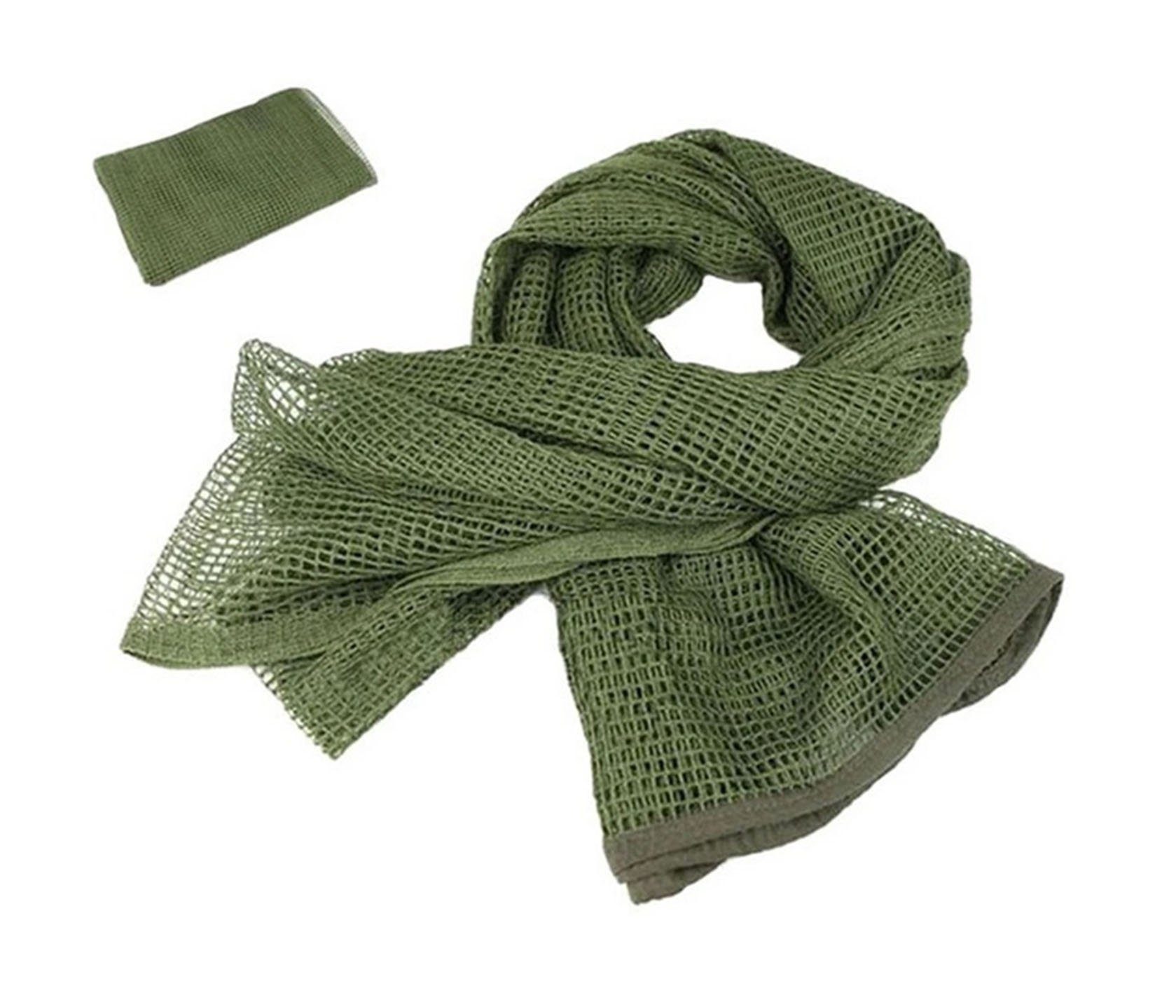 CTGtree Modeschal Netzschal, Schal, Schwarz quadratischer Schal Herren Kopftuch, für