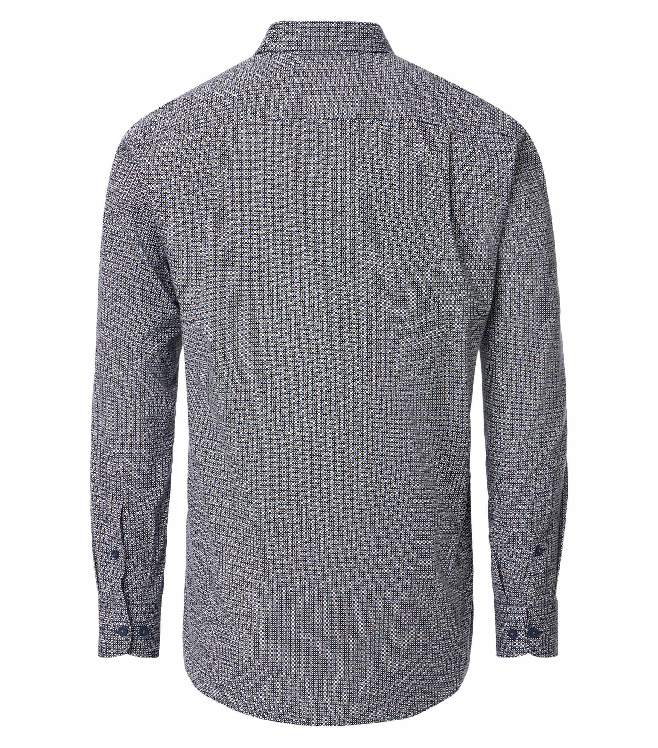Redmond Langarmhemd Druck Comfort Fit