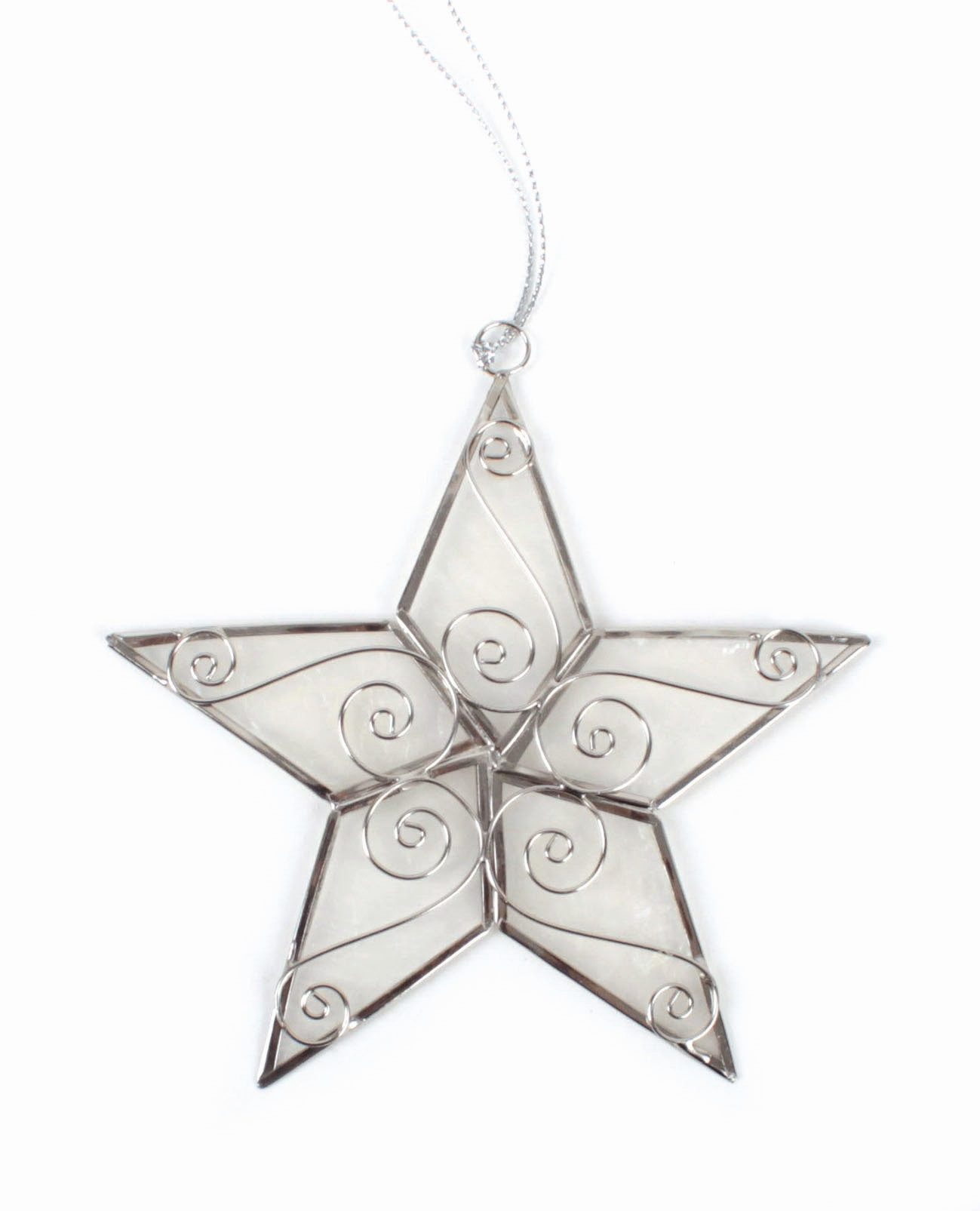 El Puente Dekostern Deko-Anhänger "Stern", Handmade, Fair Trade