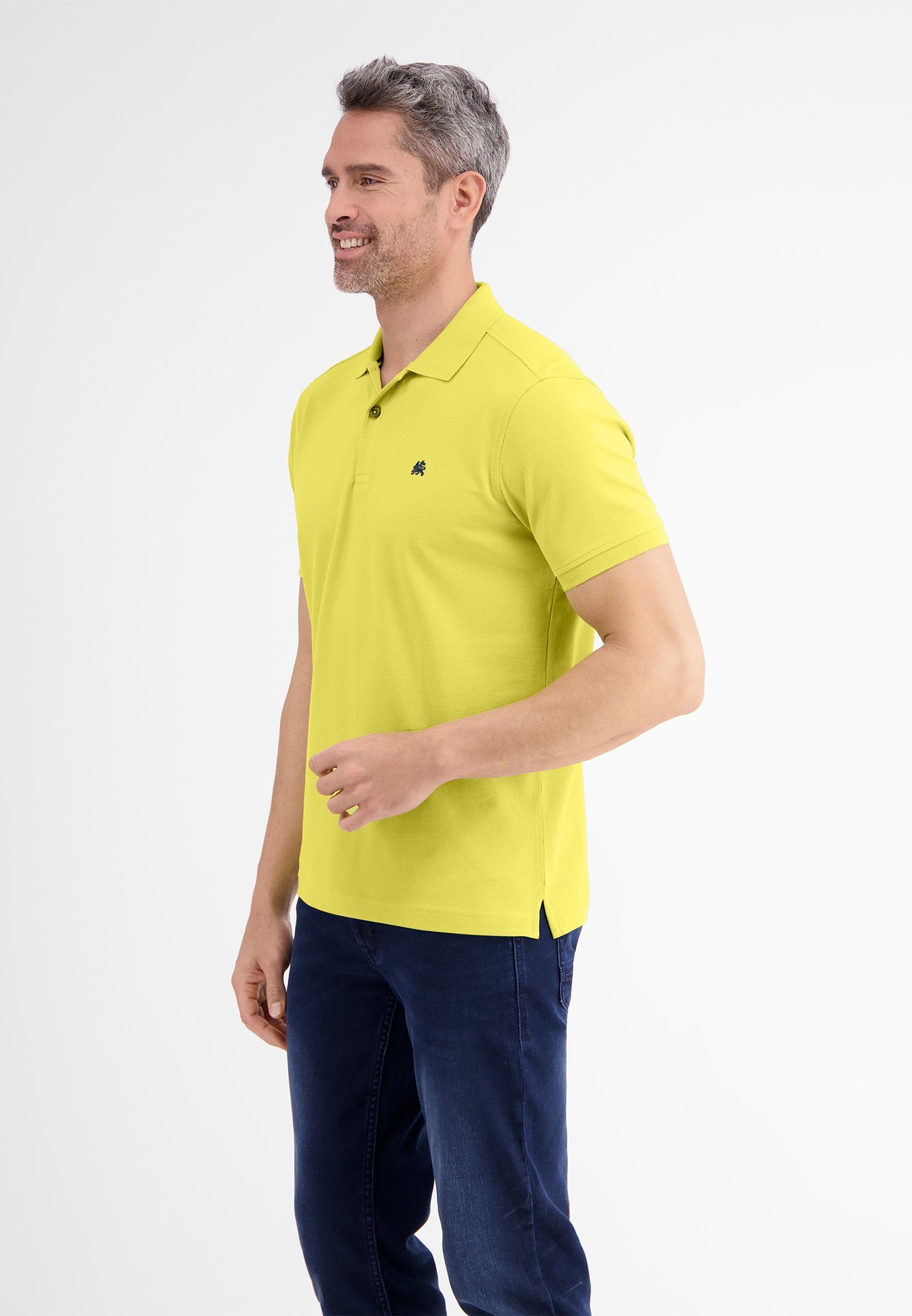 Farben Poloshirt Polo-Shirt YELLOW in LERROS vielen LERROS MOSS Basic