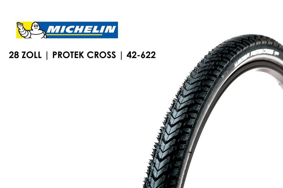 Pannenschutz MICHELIN Michelin Reifen Fahrrad Fahrradreifen 28 Cross Zoll 42-622 Protek Hersteller: Mante, Michelin