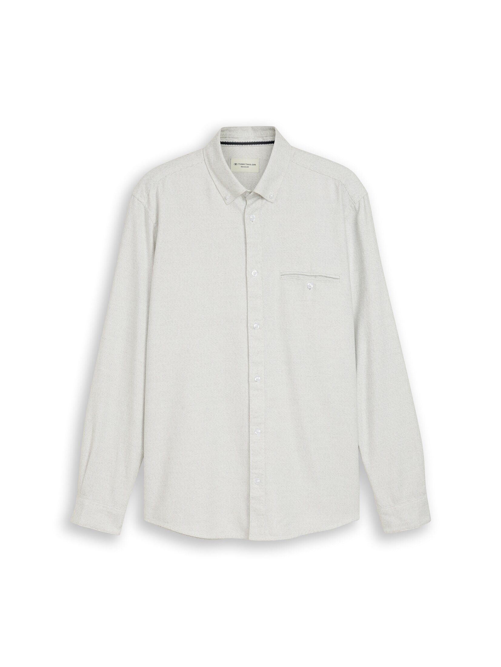 TOM TAILOR Langarmhemd Blusen & Shirts Regular Fit Hemd aus Baumwolle