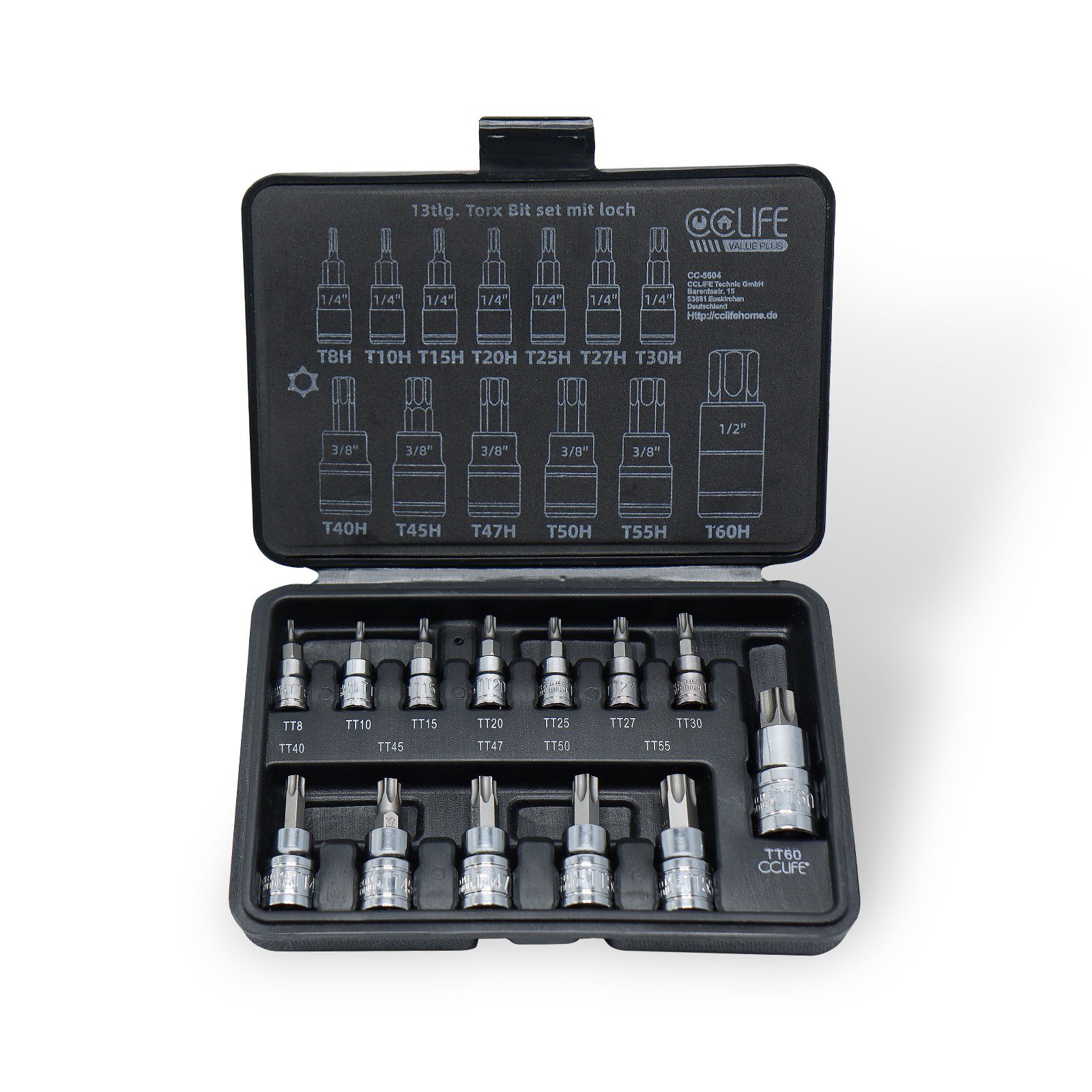 Steckschlüssel Vielzahn Satz Xzn innenvielzahn, S2 Legierungsstahl stecknuss bitsatz