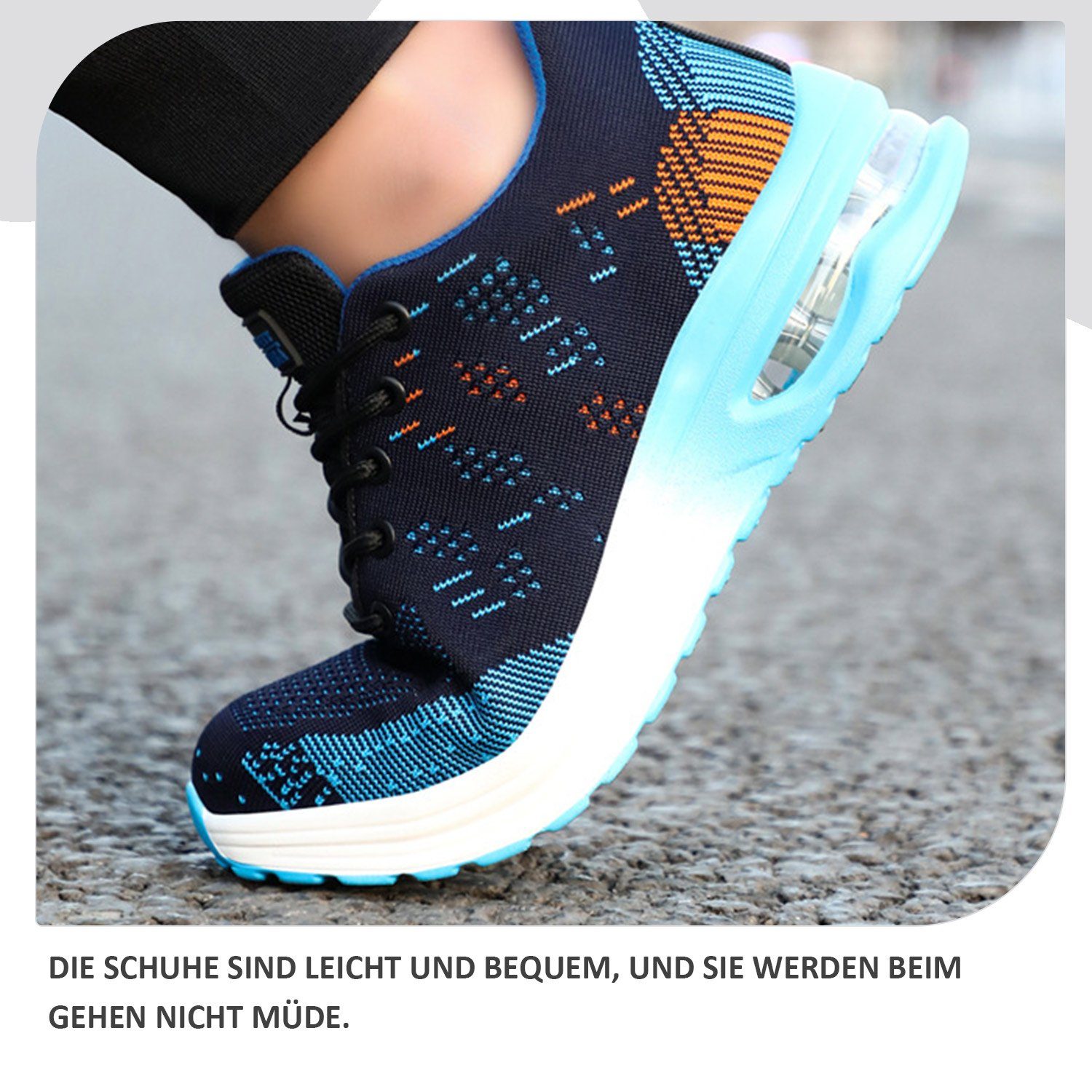 Schuhe anti-smash Daisred Herren Arbeitsschuhe Arbeitsschuh Sicherheitsschuhe