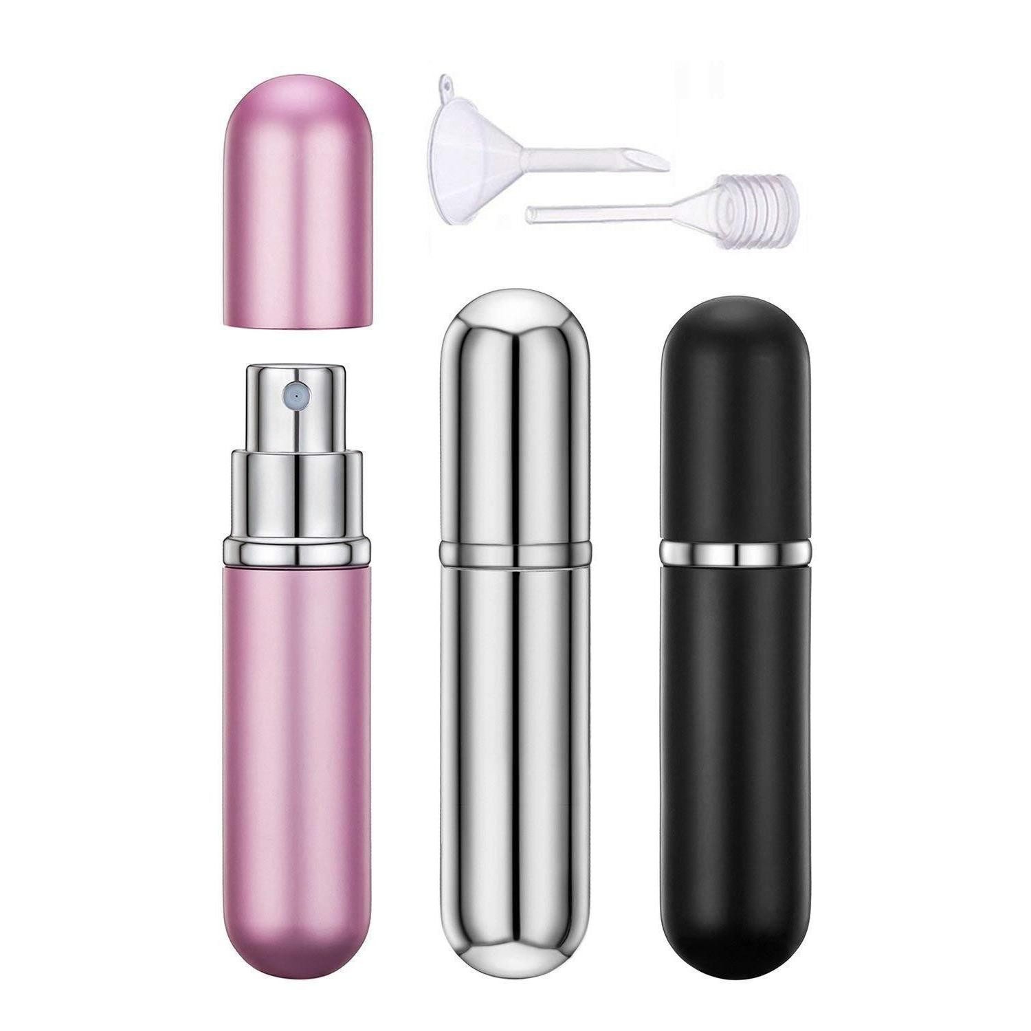 LuxusKollektion Parfümzerstäuber Parfümzerstäuber-Set 3x5ml Farbenmix (3 St)