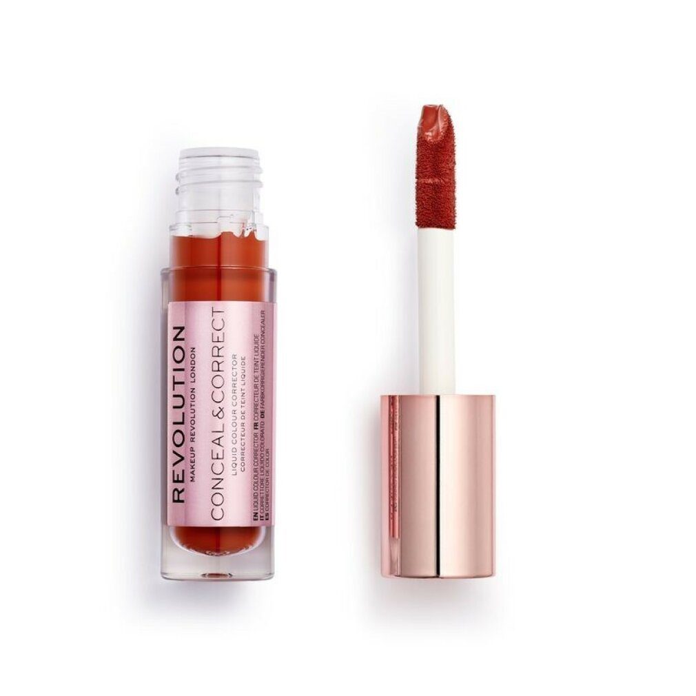 Concealer Makeup Revolution Concealer Abdecken und Korrigieren Rot 3.4ml