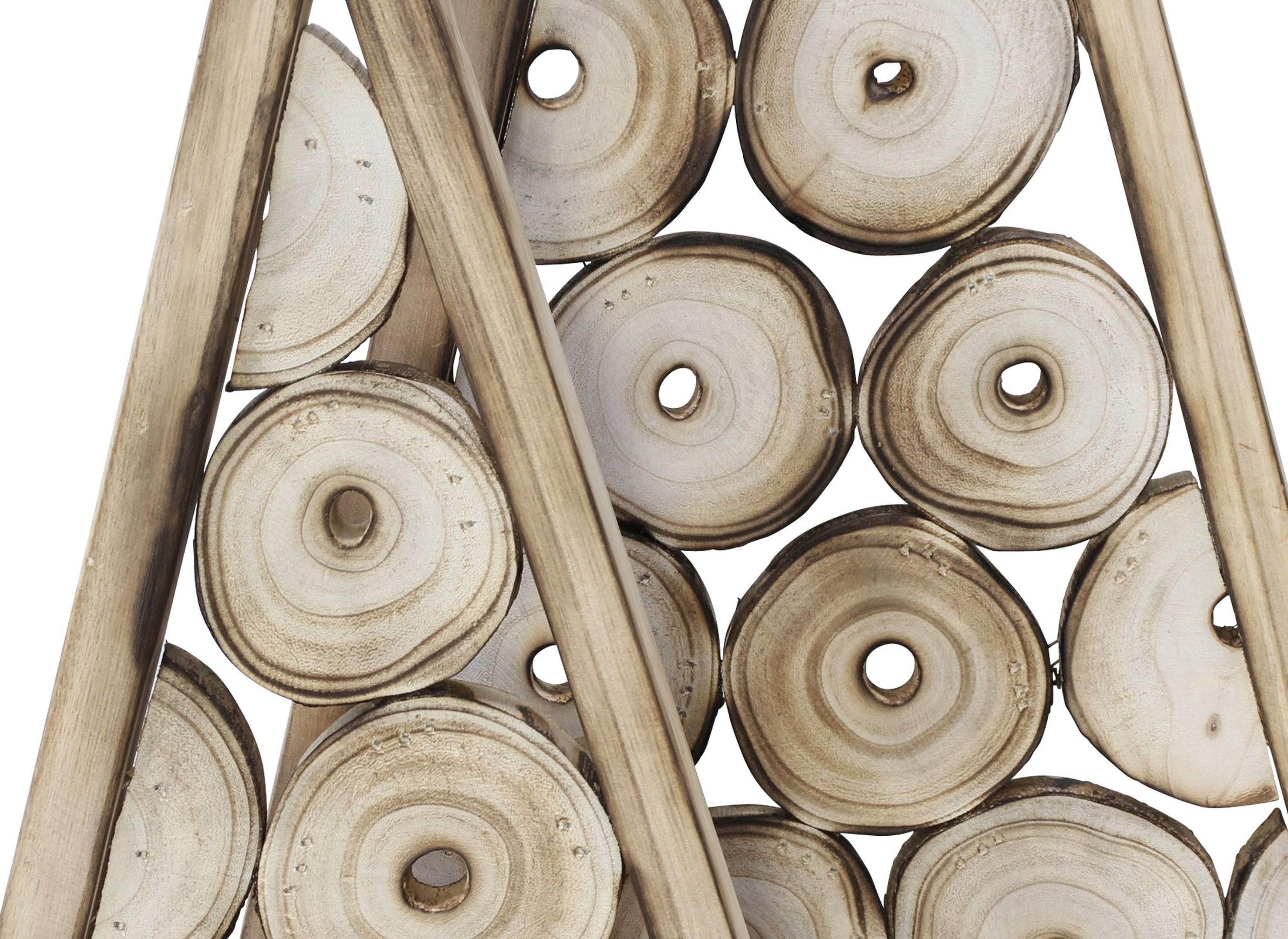 Frank Flechtwaren Weihnachtsfigur Holzdeko "Tannenbaum", 2er Set