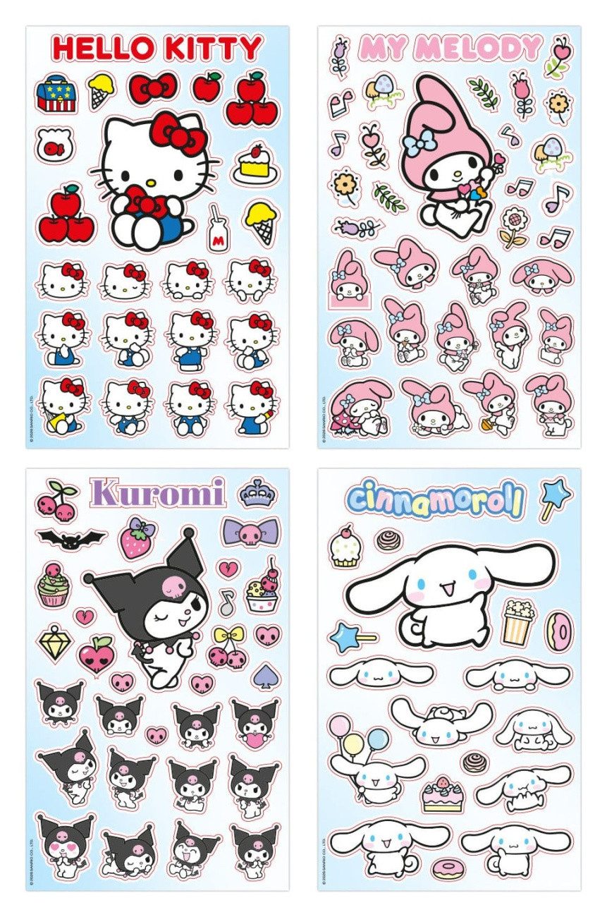 Sakami Merchandise Sticker Sanrio Sticker Pack Hello Kitty & Friends 04 Basic