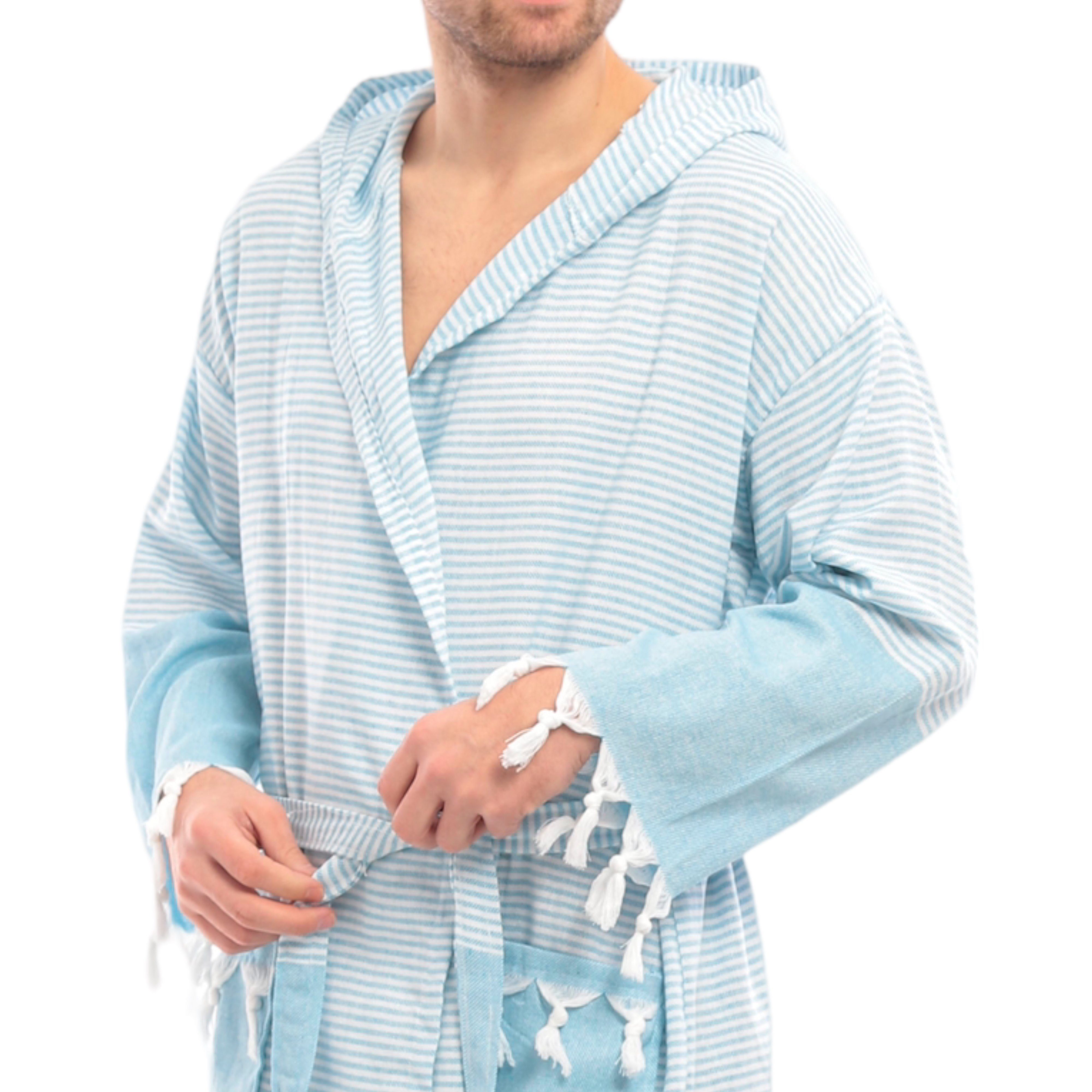 herémood Bademantel Bademantel Bademantel aus Hamamtuch, günstig online kaufen