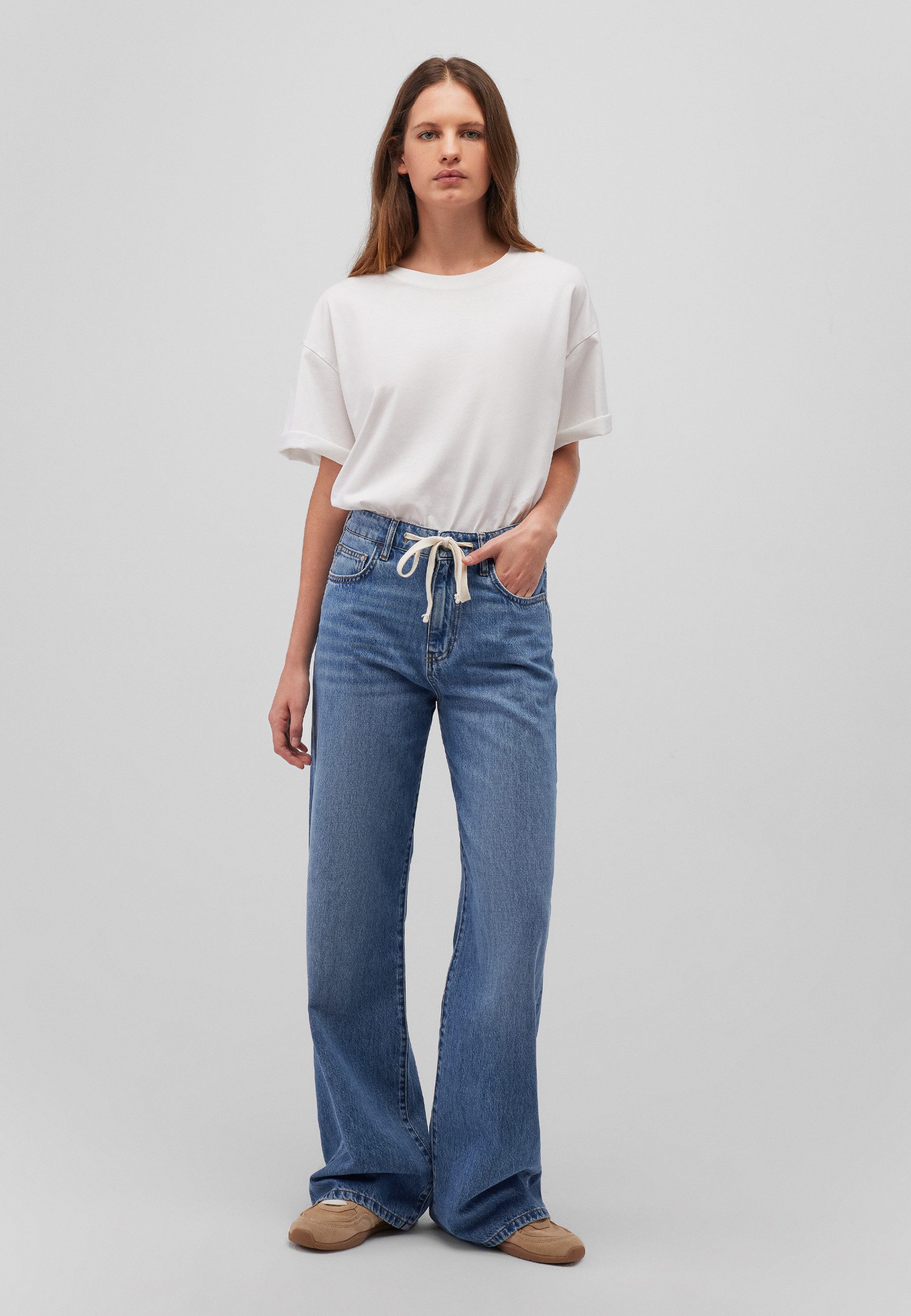 Mavi Loose-fit-Jeans MALIBU WITH BELT Loose günstig online kaufen