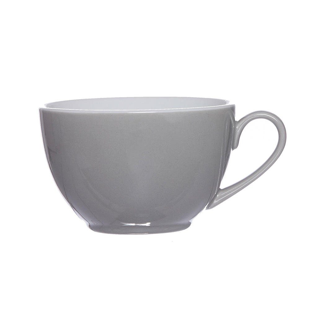 Ritzenhoff & Breker Tasse Doppio Obere Grau 200 ml, Porzellan