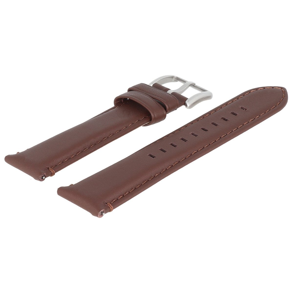 Fossil Uhrenarmband 22mm Leder Braun FS-4735 LB-FS4735