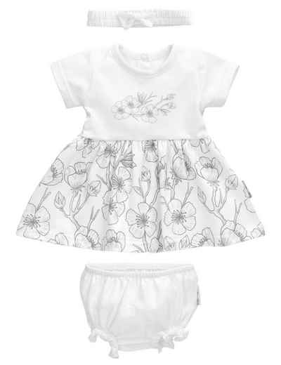 Baby Sweets Kleid, Hose & Kopftuch »3tlg Set Kleid + Shorts + Mütze« (Set, 1-tlg., Haarband, Kleid, Shorts)