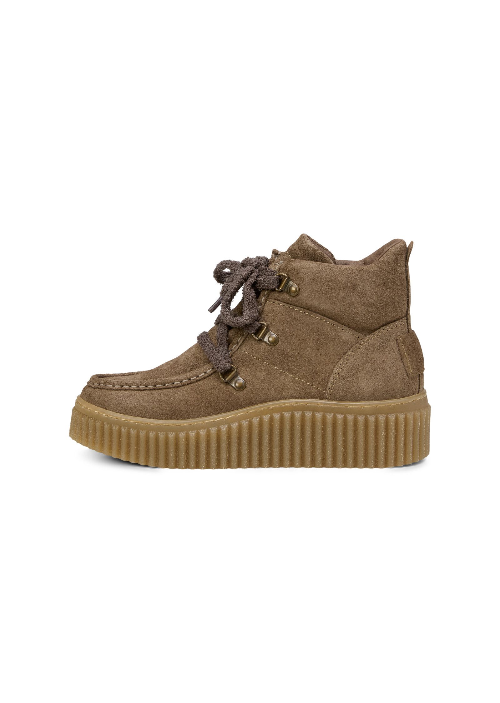 Marc O'Polo mit markanter Rillen-Plateausohle Stiefelette